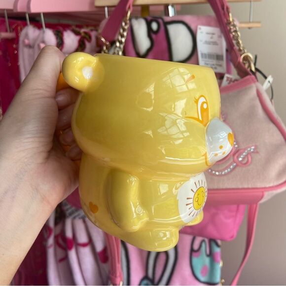 Yellow Care Bears Mug with Sunshine - Ceramic Care Bears Mug - New! - Picture 6 of 9